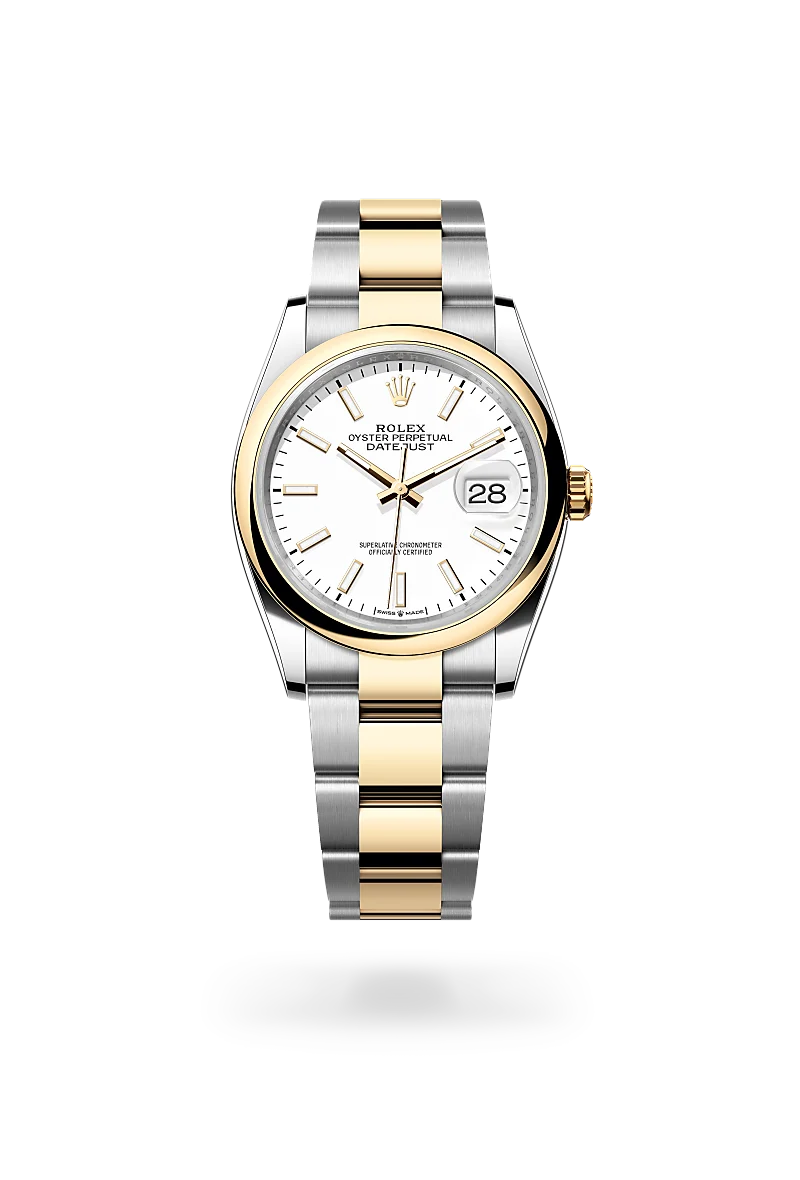 rolex Datejust 36 in Yellow Rolesor - combination of Oystersteel and yellow gold,  M126203-0020 - Unique Timepieces