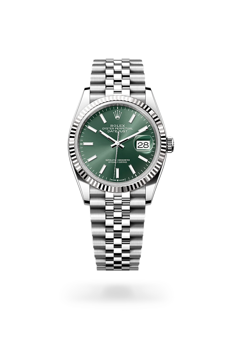 rolex Datejust 36 in White Rolesor - combination of Oystersteel and white gold,  M126234-0051 - Unique Timepieces