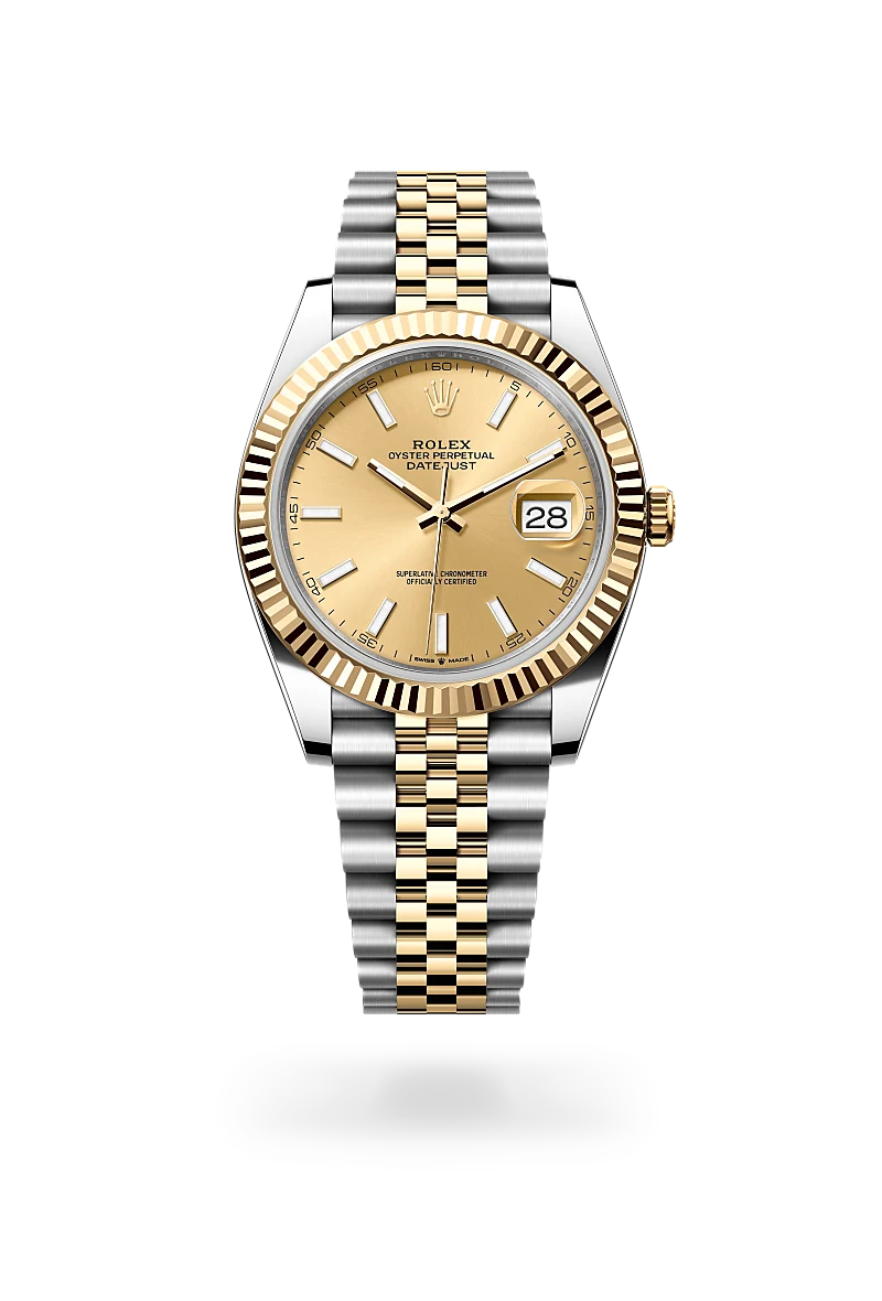 rolex Datejust 41 in Yellow Rolesor - combination of Oystersteel and yellow gold,  M126333-0010 - Unique Timepieces