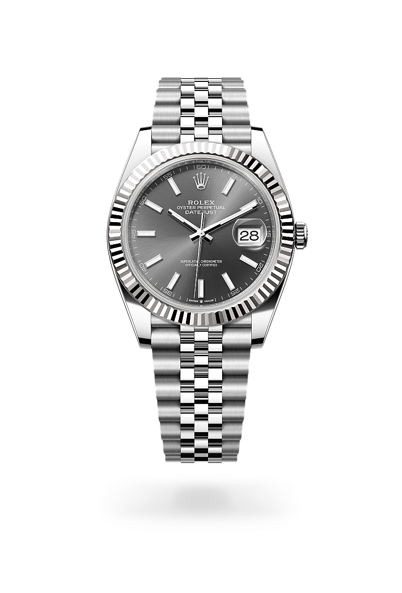 rolex Datejust 41 in White Rolesor - combination of Oystersteel and white gold,  M126334-0014 - Unique Timepieces