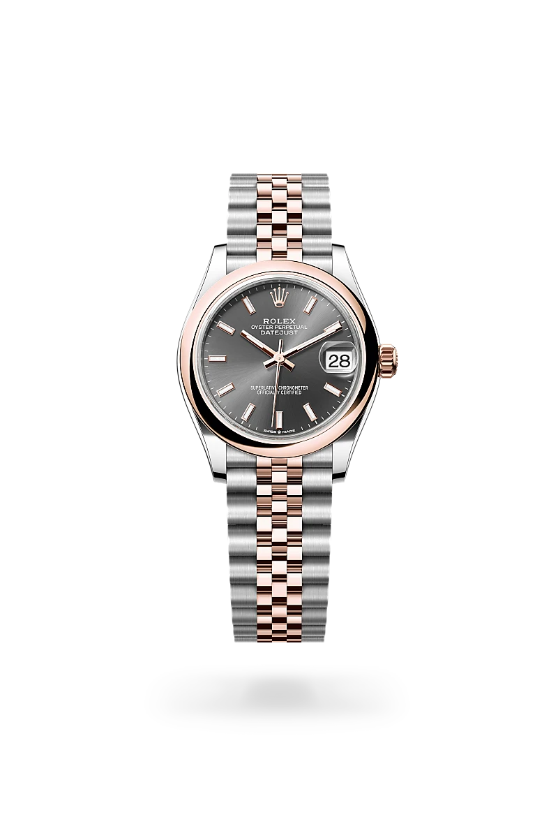 rolex Datejust 31 in Everose Rolesor - combination of Oystersteel and Everose gold,  M278241-0018 - Unique Timepieces