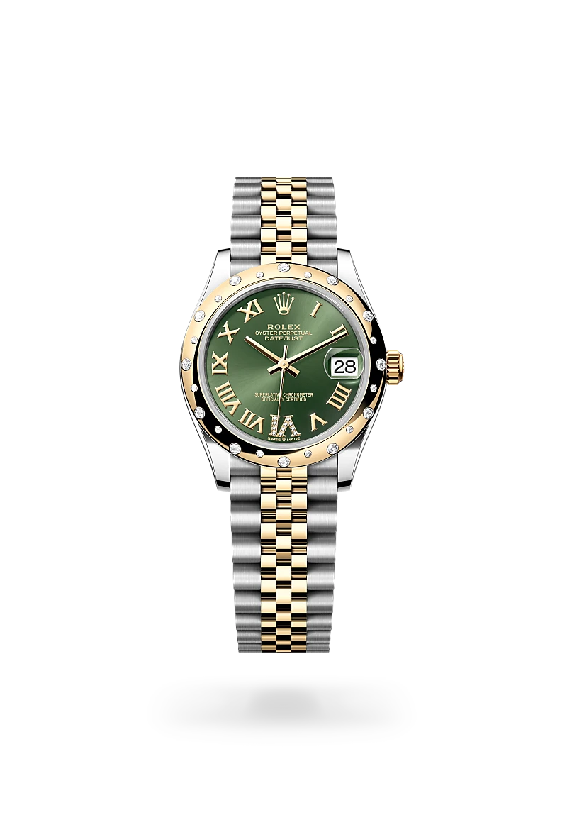 rolex Datejust 31 in Yellow Rolesor - combination of Oystersteel and yellow gold,  M278343RBR-0016 - Unique Timepieces