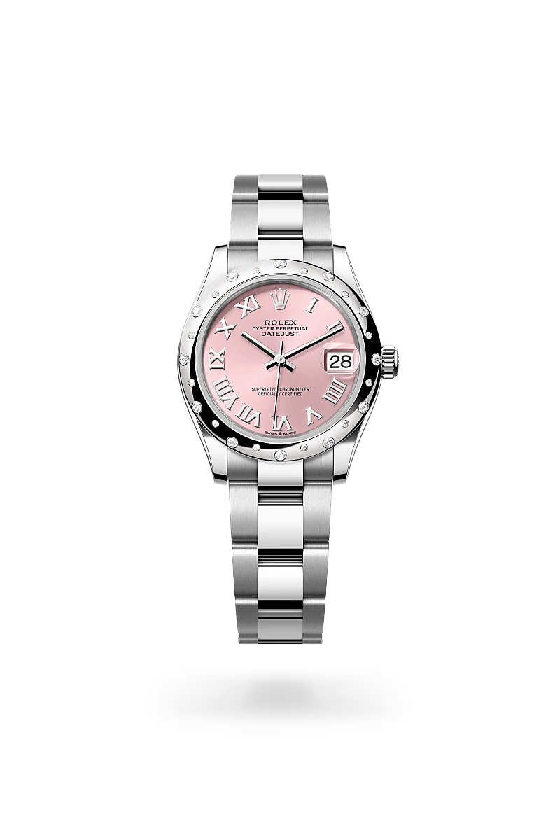 rolex Datejust 31 in White Rolesor - combination of Oystersteel and white gold,  M278344RBR-0021 - Unique Timepieces