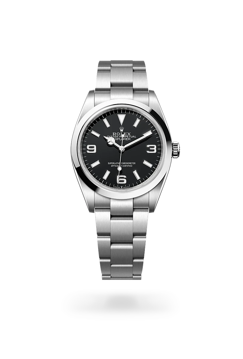 rolex Explorer 36 in Oystersteel,  M124270-0001 - Unique Timepieces