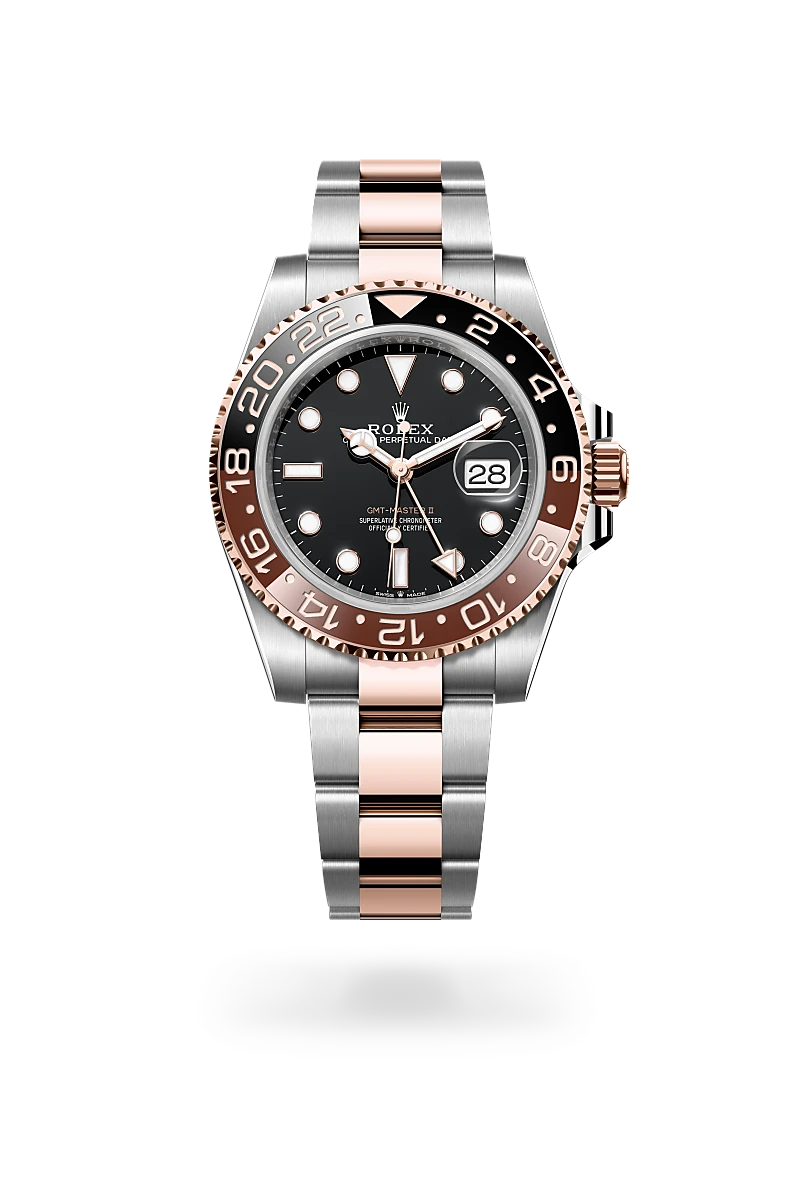 rolex GMT-Master-II in Everose Rolesor - combination of Oystersteel and Everose gold,  M126711CHNR-0002 - Unique Timepieces