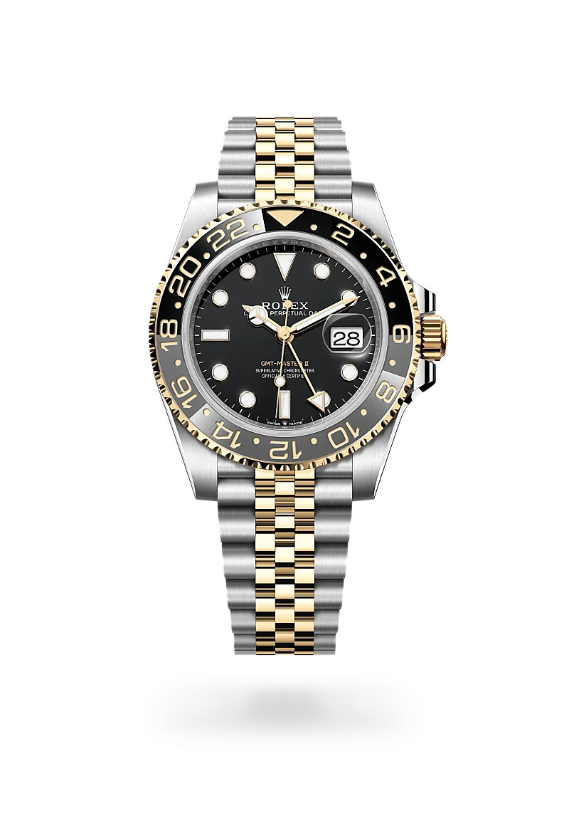 rolex GMT-Master-II in Yellow Rolesor - combination of Oystersteel and yellow gold,  M126713GRNR-0001 - Unique Timepieces