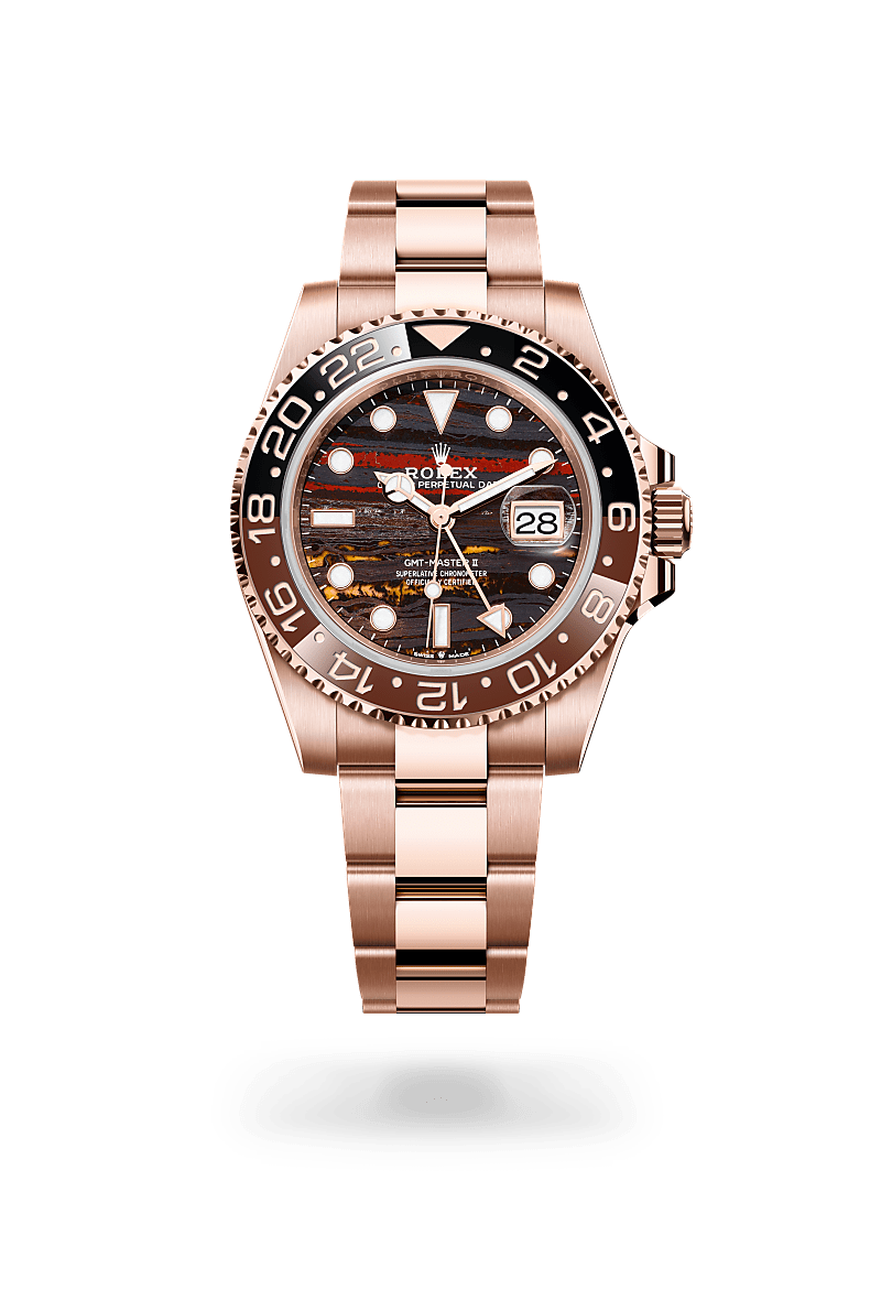 rolex GMT-Master II in 18 ct Everose gold,  M126715CHNR-0002 - Unique Timepieces