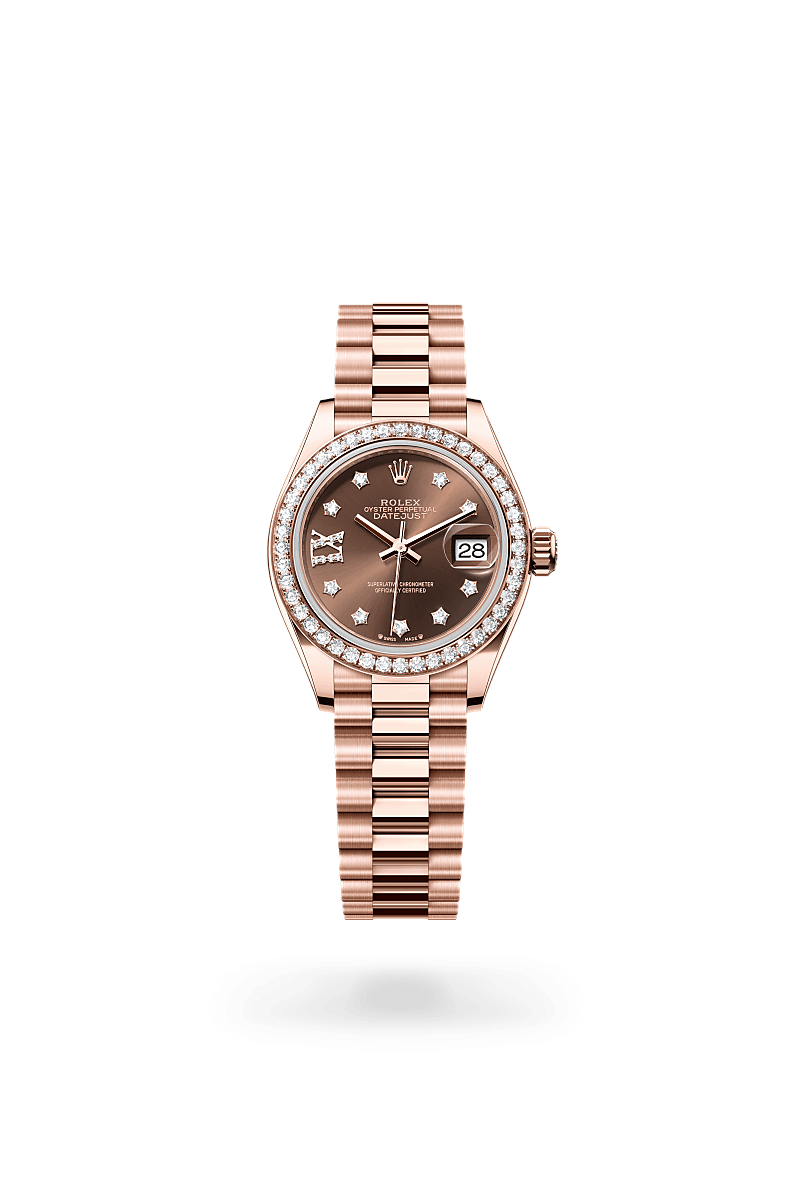 rolex Lady-Datejust in 18 ct Everose gold,  M279135RBR-0001 - Unique Timepieces