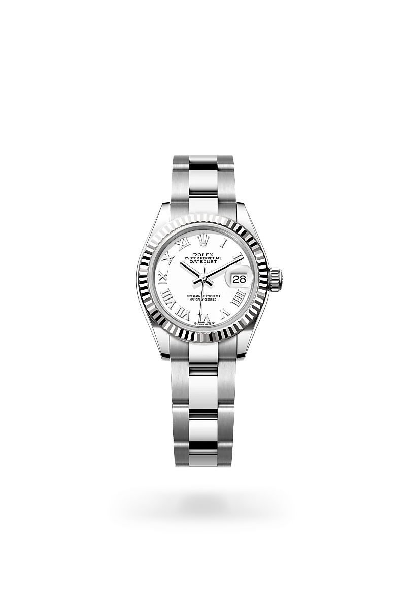 rolex Lady-Datejust in White Rolesor - combination of Oystersteel and white gold,  M279174-0020 - Unique Timepieces