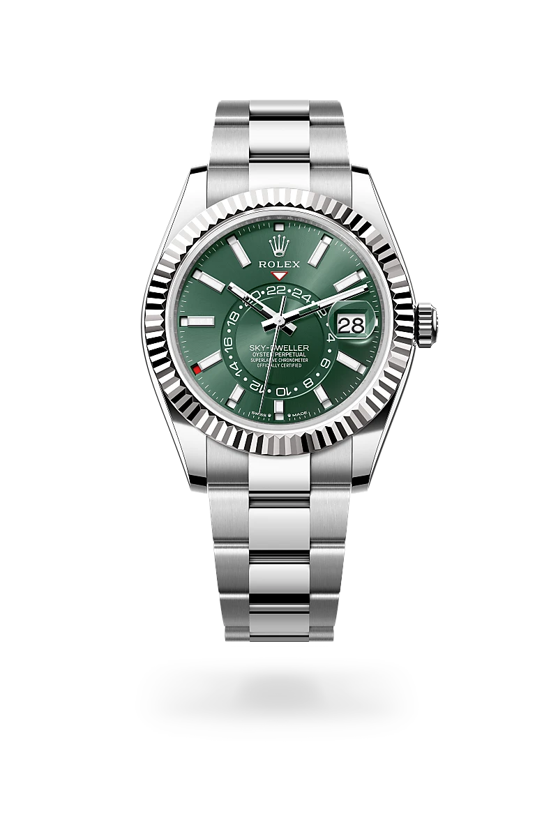 rolex Sky-Dweller in White Rolesor - combination of Oystersteel and white gold,  M336934-0001 - Unique Timepieces