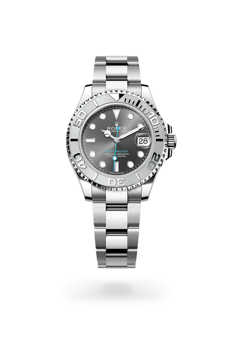rolex Yacht-Master 37 in Rolesium - combination of Oystersteel and platinum,  M268622-0002 - Unique Timepieces
